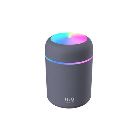 Cool Mist Humidifier, 300ml Mini Portable Humidifier With Multicolor LED Night Light, 2 Mist Mode And Auto Shut-Off, Personal Desktop Aroma Diffuser For Home Office