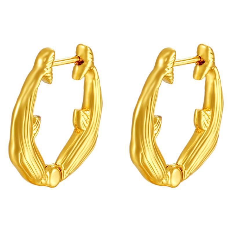 "Exaggerated Women's Stainless Steel Earrings – Durable, Fade-Resistant Statement Jewelry"