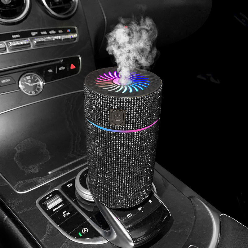 "Car Mounted Air Purification Humidifier: Compact Freshness for On-the-Go Comfort"