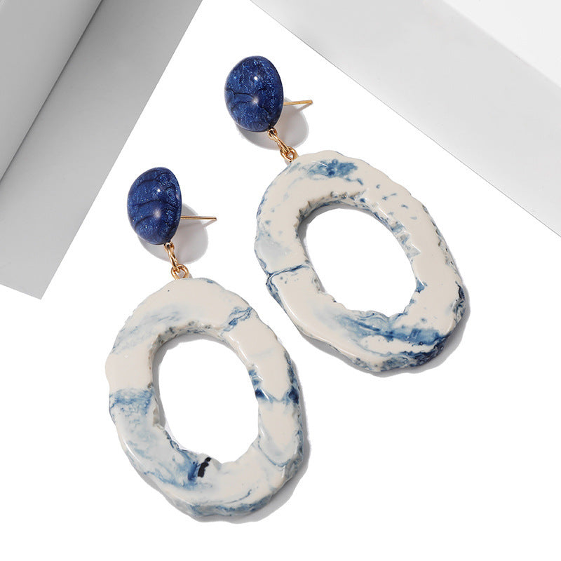 Exaggerated Personality Acrylic Resin Earrings