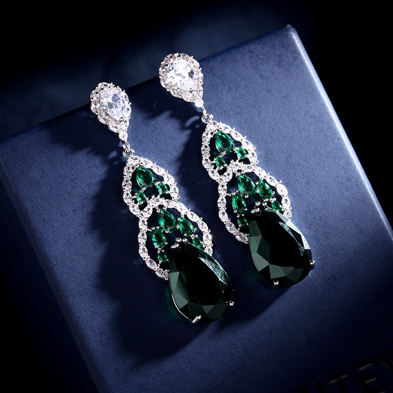 Atmospheric Heavy Industry Zircon Earrings