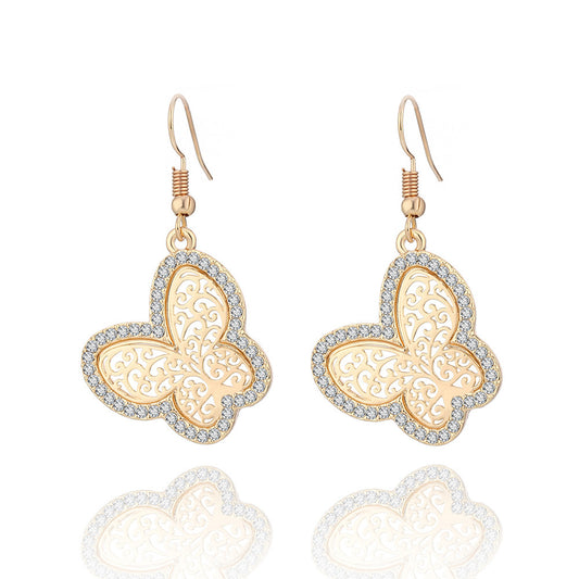 "Elegant Butterfly Earrings – New All-Match Fashion for Women"