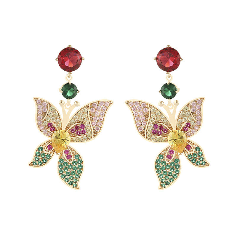 Color Butterfly Earrings Heavy Industry