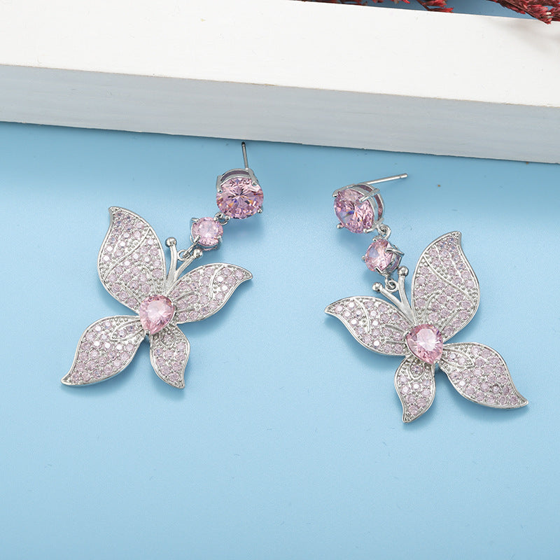 Color Butterfly Earrings Heavy Industry