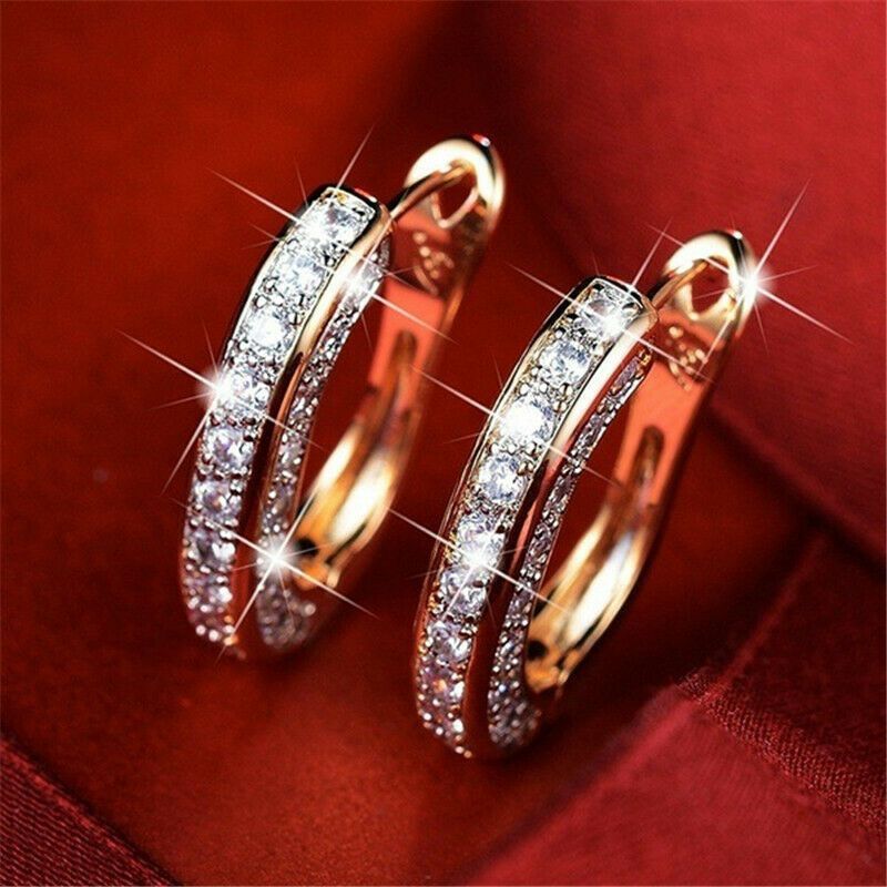 "Elegant Teardrop Round Earrings – Perfect Gift for Women’s Jewelry Collection"