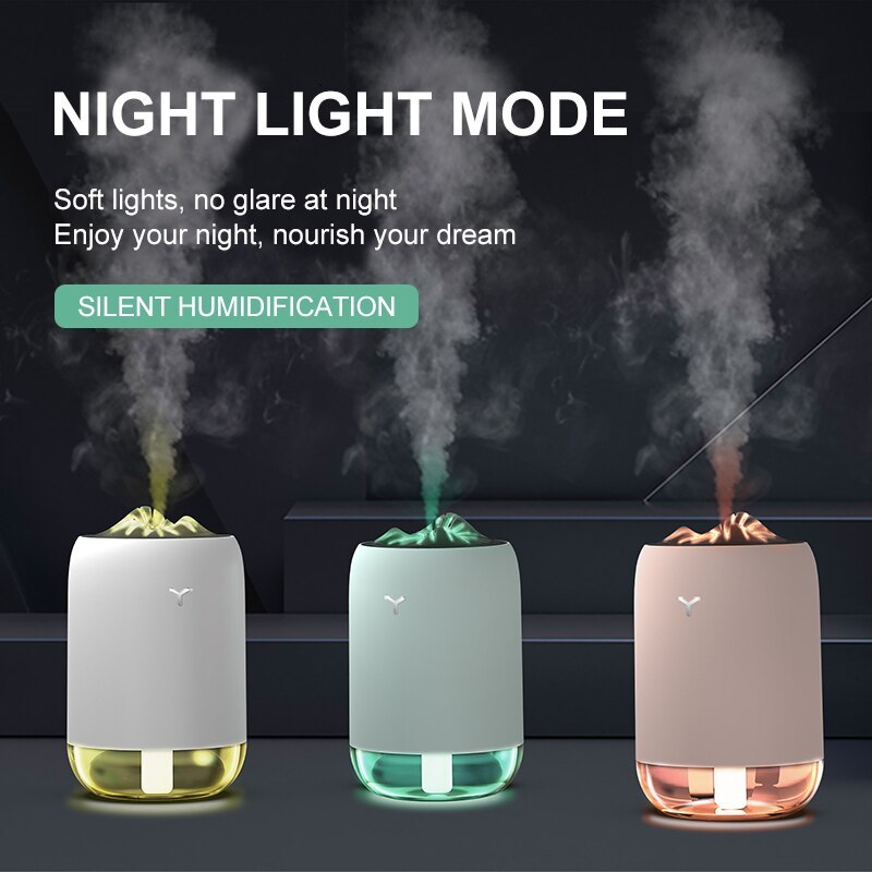 "AquaMist Glow – Mini USB Atomizer & Home Humidifier"
