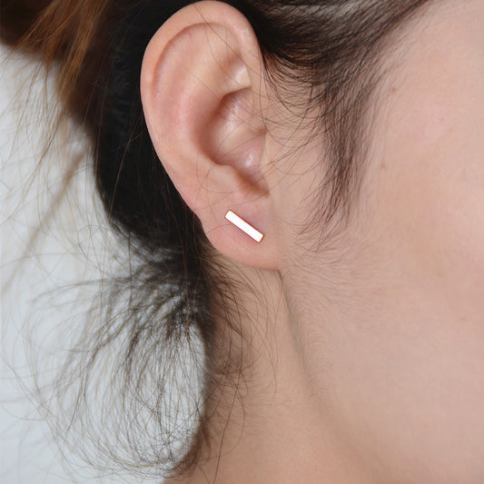 Flat earrings female earrings