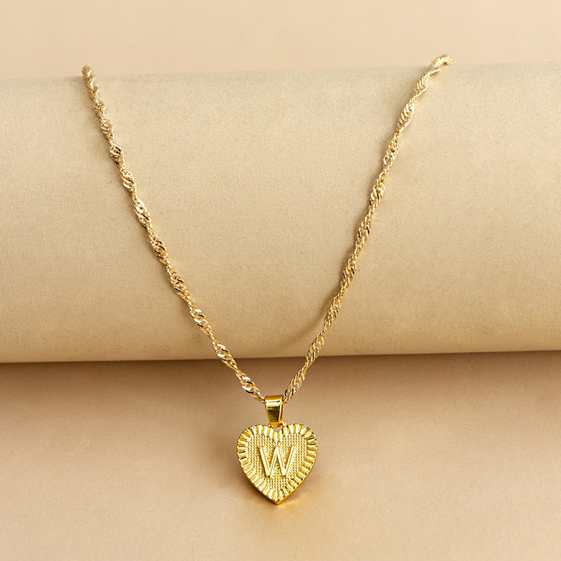 "26 English Initial Letter Pendant Necklaces for Women – Personalized Elegance for Every Style"