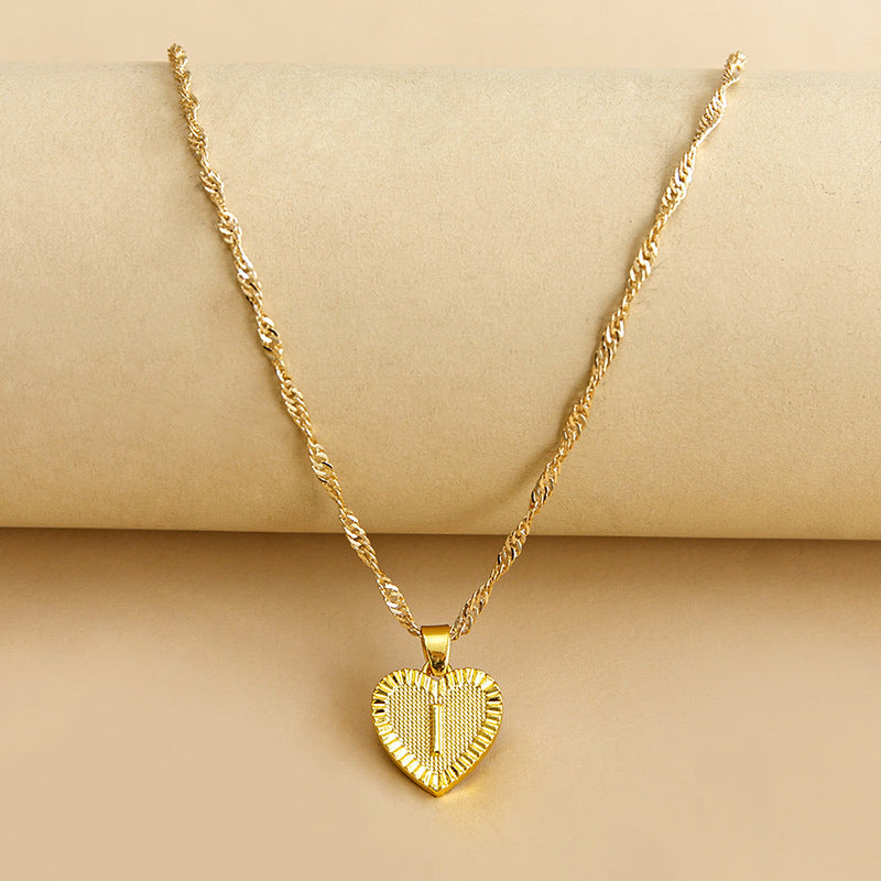 "26 English Initial Letter Pendant Necklaces for Women – Personalized Elegance for Every Style"