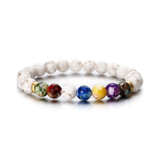 Natural Agate Stone Yoga Energy Bracelet