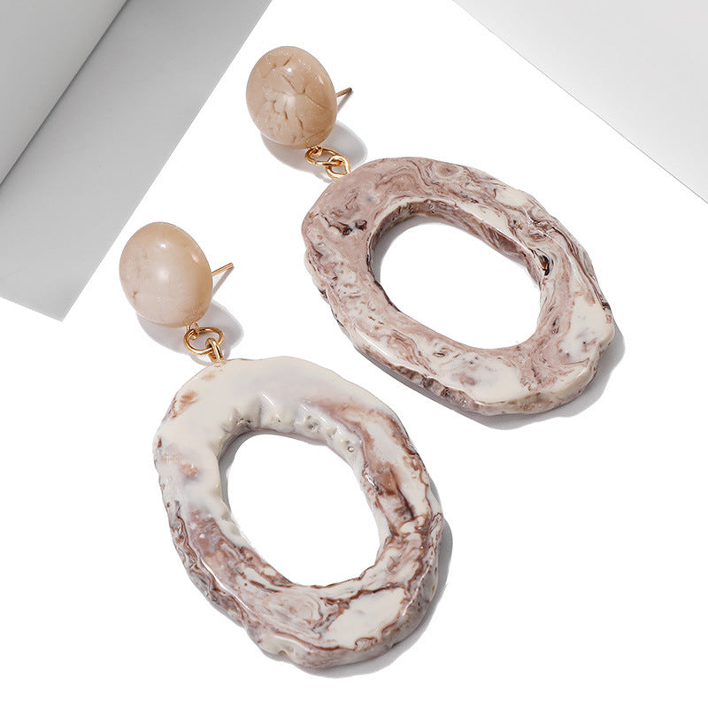 Exaggerated Personality Acrylic Resin Earrings