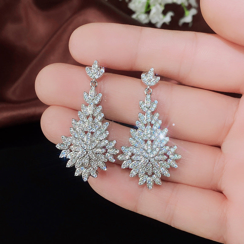 Heavy Industry Wedding Accessories Niche Earrings