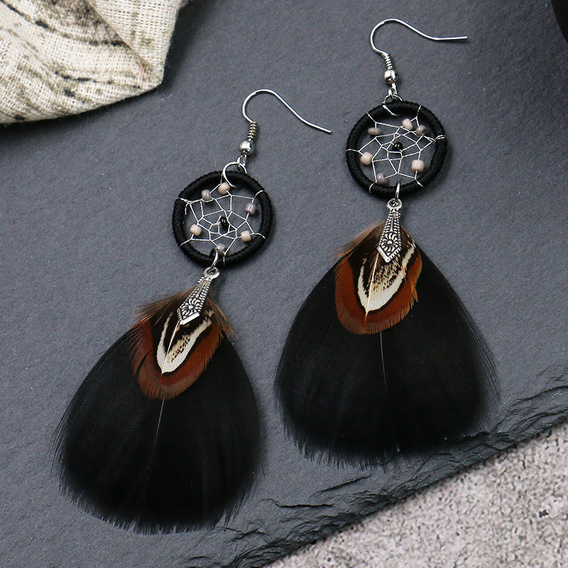 Feather Earrings Popular Celebrity Earrings Jewelry