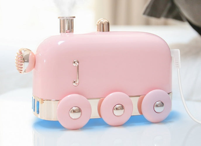 "Ultrasonic Humidifier Retro Mini Train USB Aroma Air Diffuser"