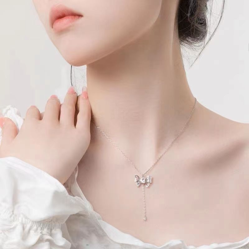 Smart Pull Butterfly Necklace For Women