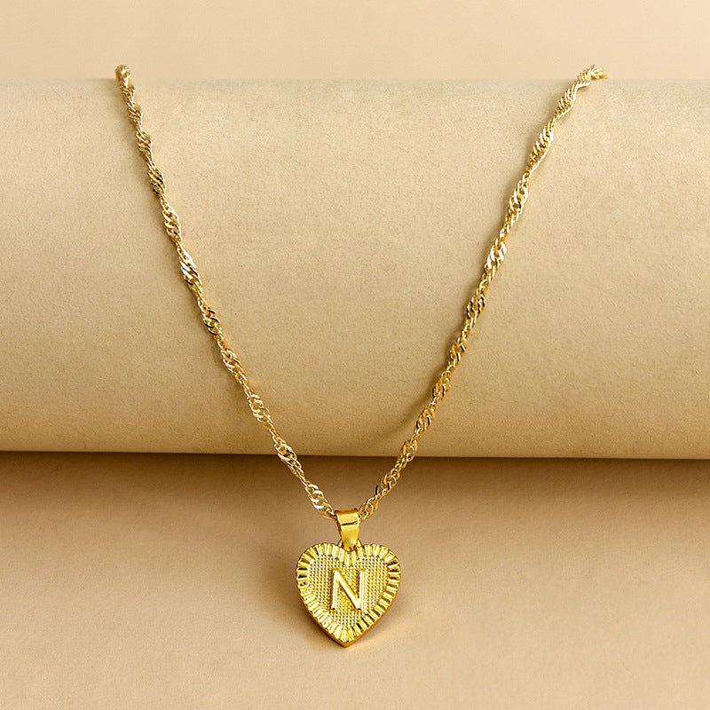 "26 English Initial Letter Pendant Necklaces for Women – Personalized Elegance for Every Style"