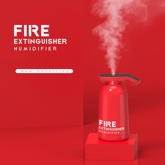 "BlazeGuard Mist – Fire Extinguisher Style Vehicle Humidifier"