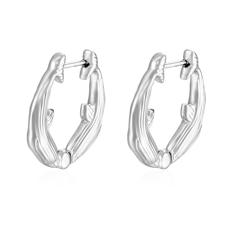 "Exaggerated Women's Stainless Steel Earrings – Durable, Fade-Resistant Statement Jewelry"