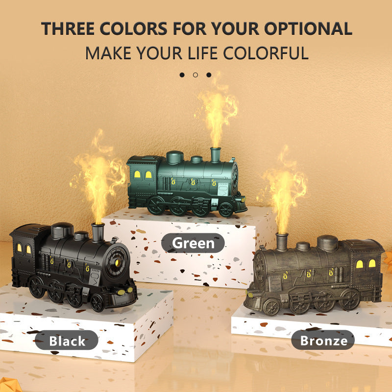 "Train Colorful Remote Control Fog Humidifier"