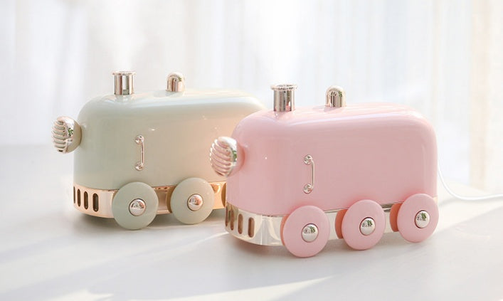 "Ultrasonic Humidifier Retro Mini Train USB Aroma Air Diffuser"