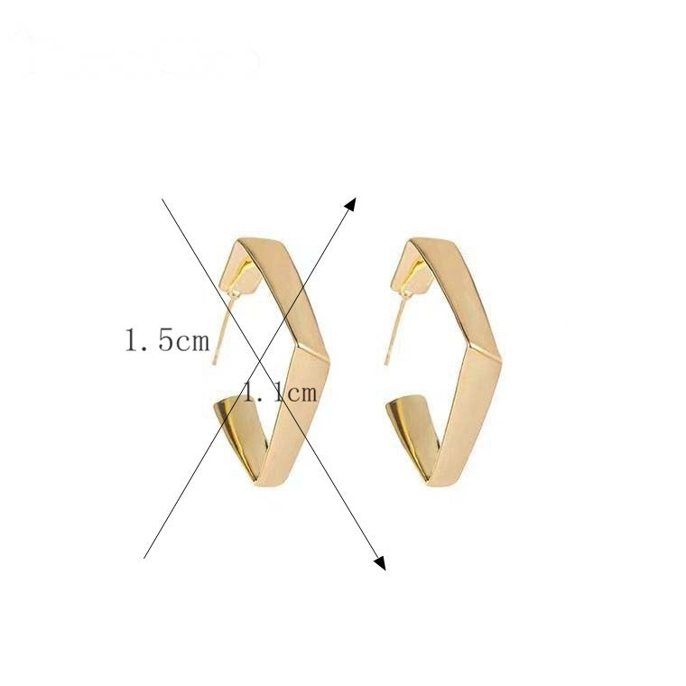 European And American Style Geometric Earrings