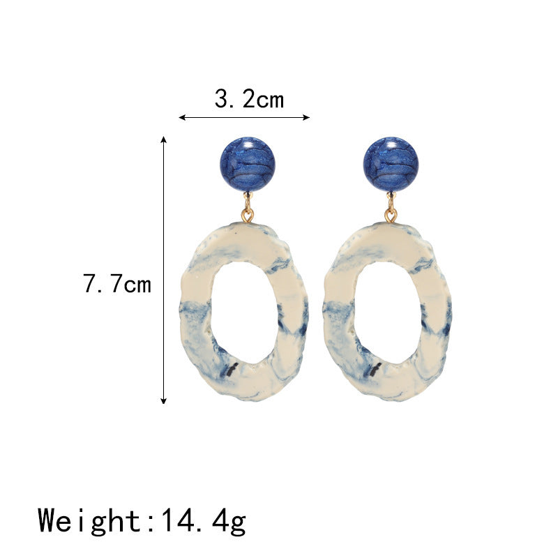 Exaggerated Personality Acrylic Resin Earrings