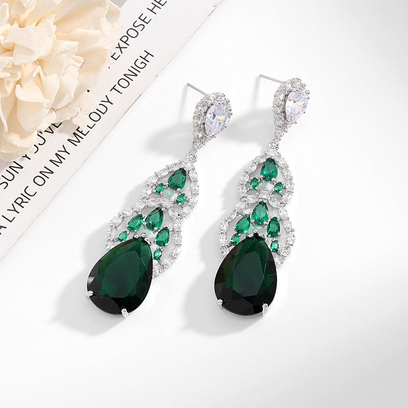 Atmospheric Heavy Industry Zircon Earrings