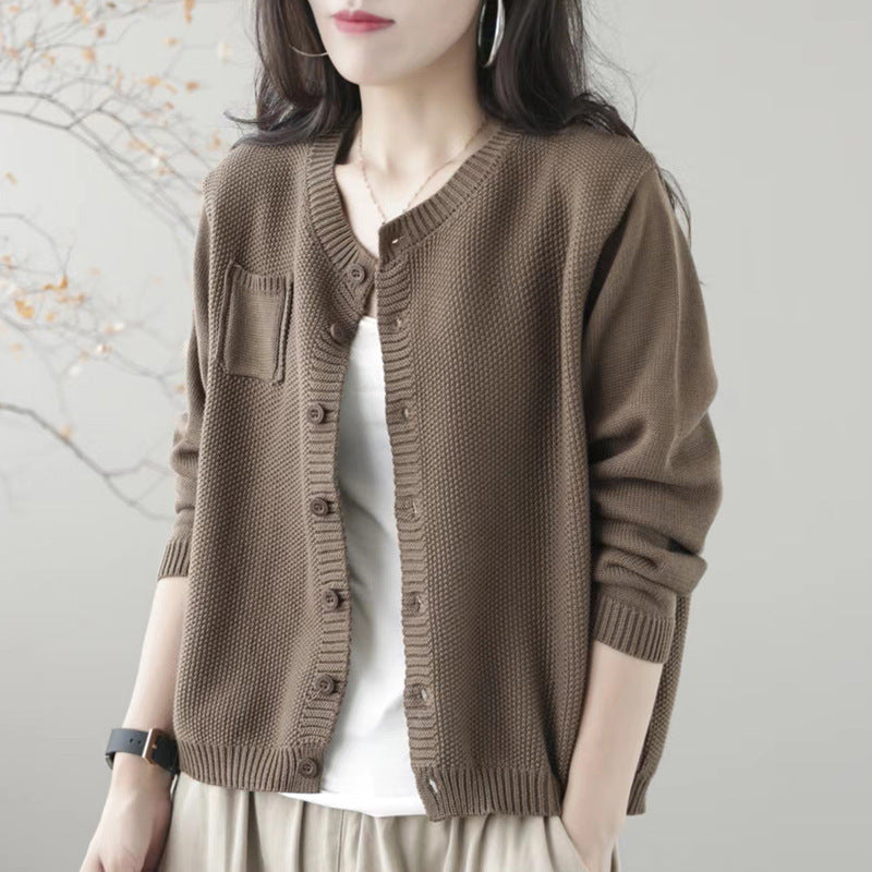 "High-grade Korean Style Lazy Sweater Coat – Effortless Elegance Meets Cozy Comfort"