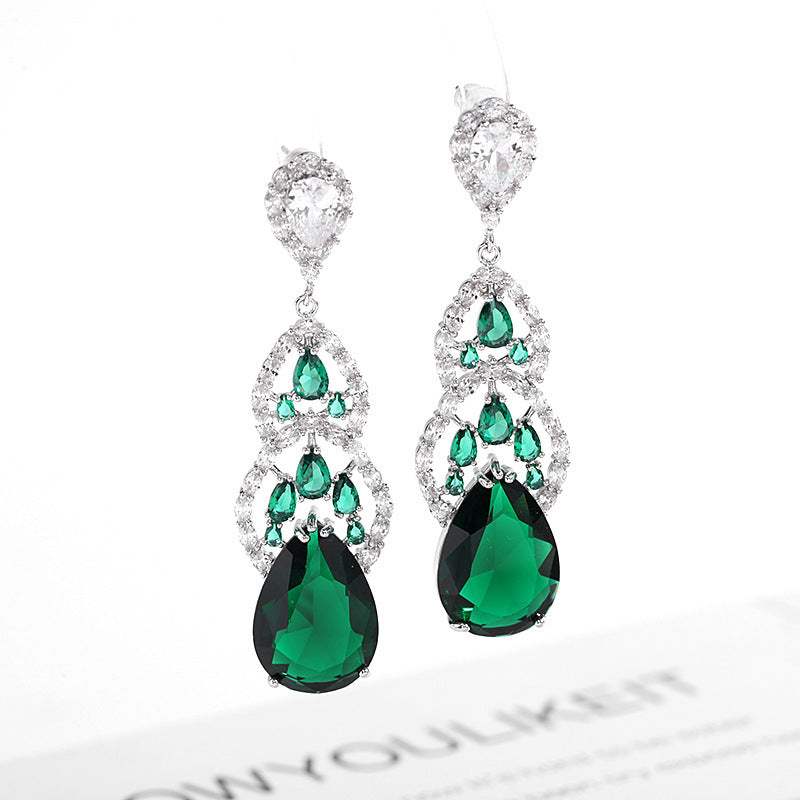 Atmospheric Heavy Industry Zircon Earrings