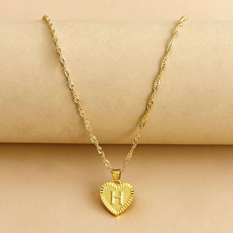 "26 English Initial Letter Pendant Necklaces for Women – Personalized Elegance for Every Style"