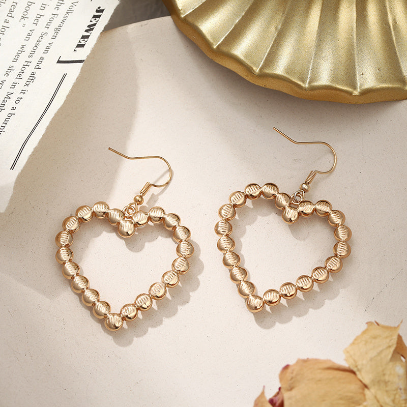 European And American Style Love Pearl Earrings