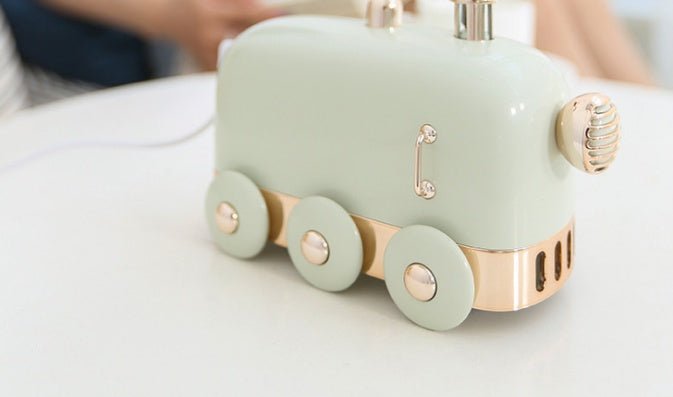 "Ultrasonic Humidifier Retro Mini Train USB Aroma Air Diffuser"