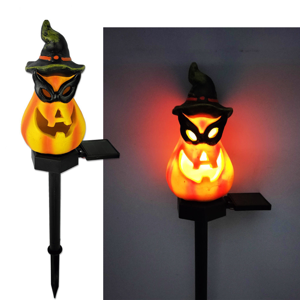 "Solar Outdoor Courtyard Pumpkin Lamp – Halloween Decorative Light"