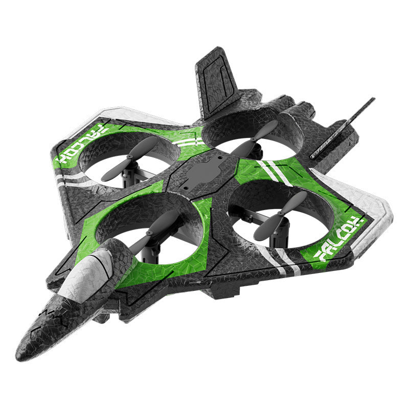 "Drop-Resistant Foam Glider Drone – LED Four-Axis UAV Aircraft"
