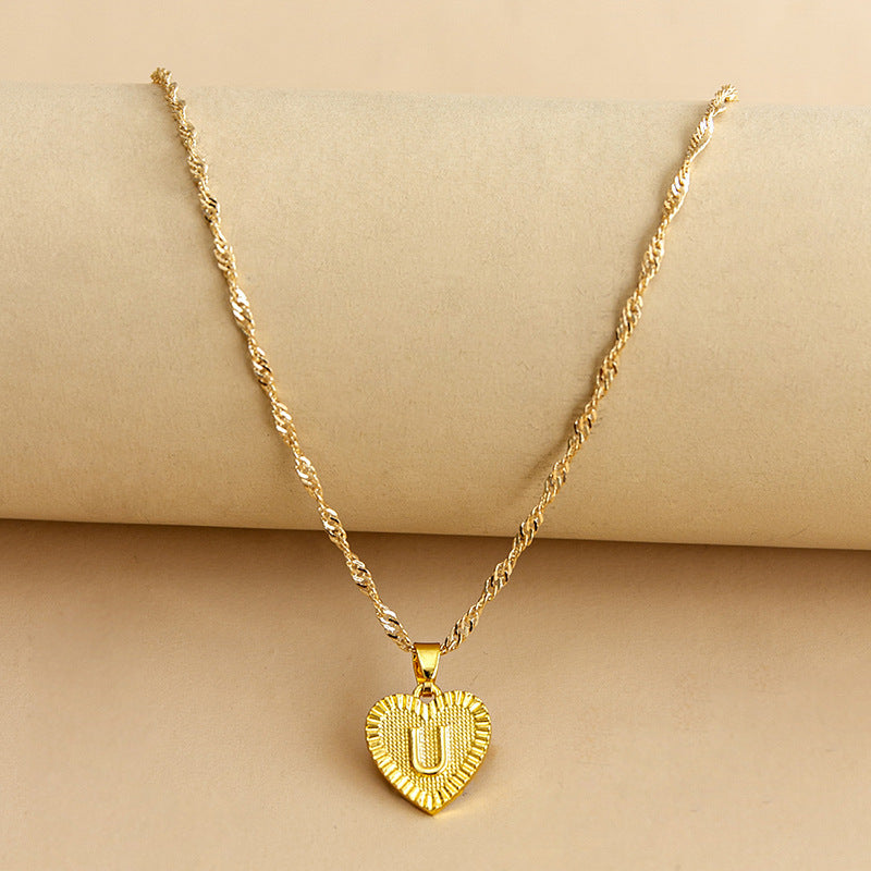 "26 English Initial Letter Pendant Necklaces for Women – Personalized Elegance for Every Style"