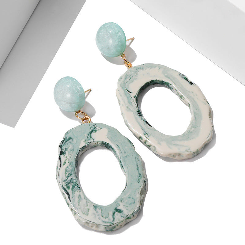 Exaggerated Personality Acrylic Resin Earrings