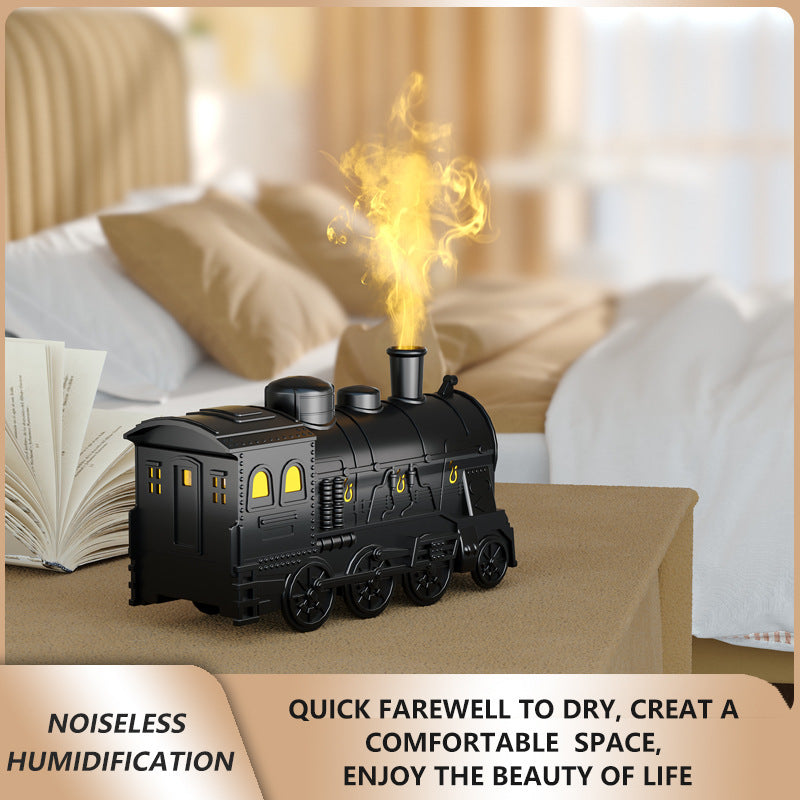 "Train Colorful Remote Control Fog Humidifier"