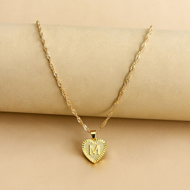 "26 English Initial Letter Pendant Necklaces for Women – Personalized Elegance for Every Style"