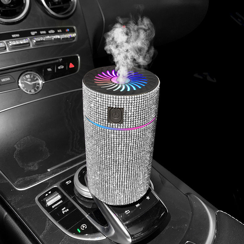 "Car Mounted Air Purification Humidifier: Compact Freshness for On-the-Go Comfort"