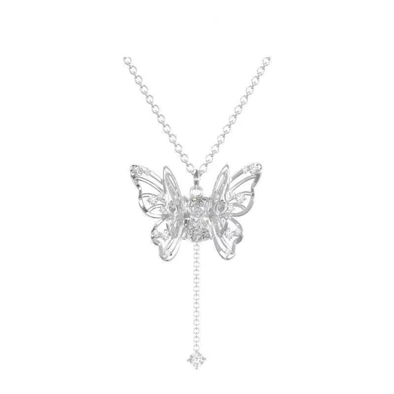 Smart Pull Butterfly Necklace For Women