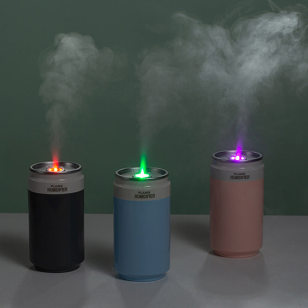 "Cold Flame Humidifier USB Mini: Compact Mood Light Wireless Car Humidifier"