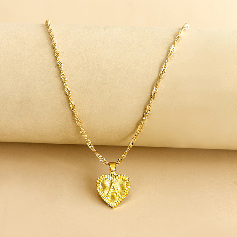 "26 English Initial Letter Pendant Necklaces for Women – Personalized Elegance for Every Style"