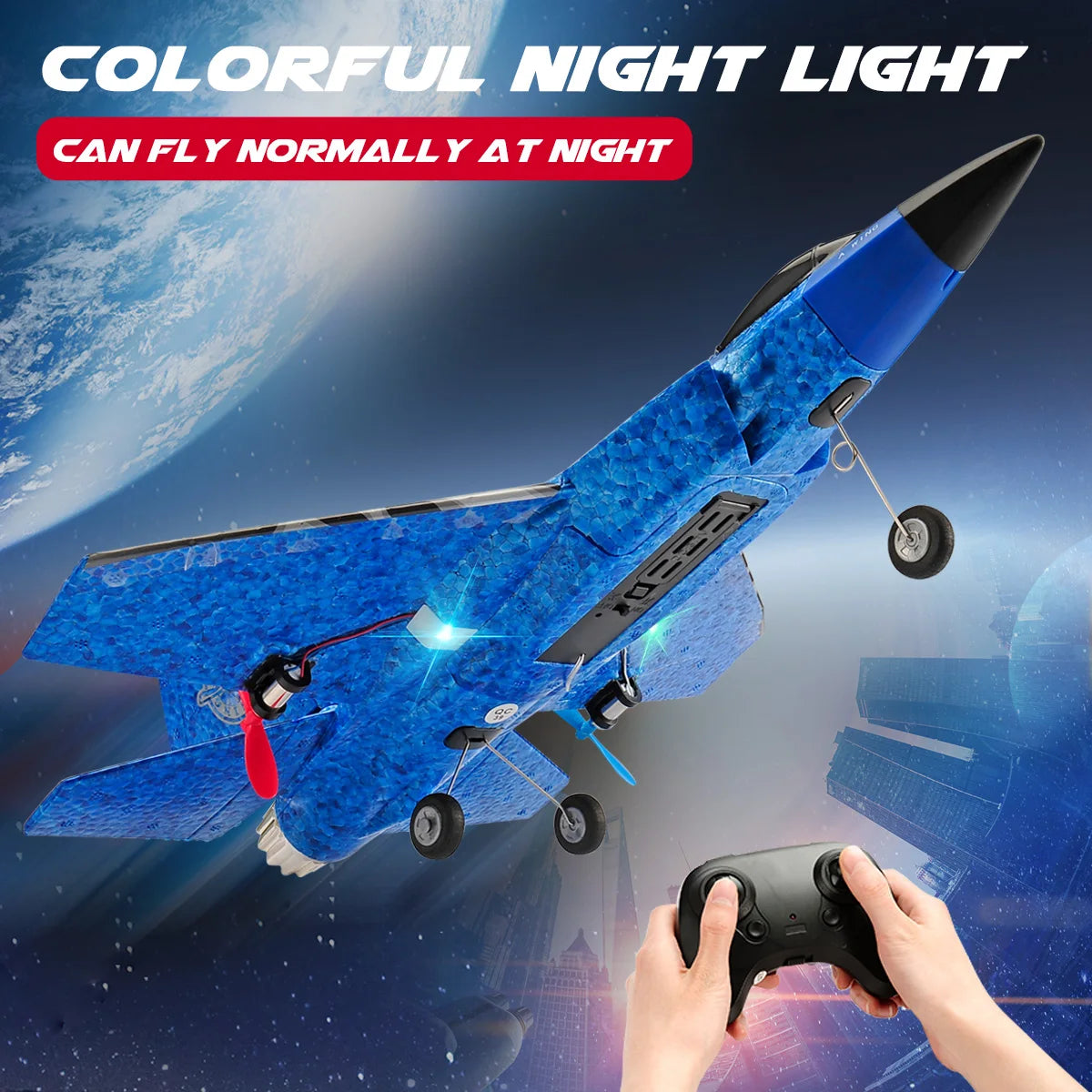 "RC Plane F35 Fighter – 2.4G Remote Control EPP Foam Flying Glider for Kids"