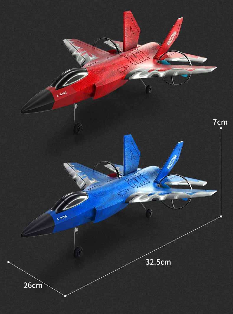 "RC Plane F35 Fighter – 2.4G Remote Control EPP Foam Flying Glider for Kids"