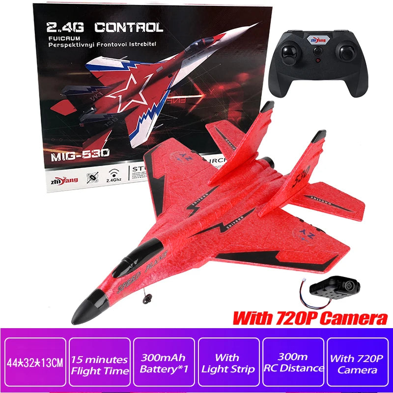 "RC Foam Aircraft SU-35 Plane – 2.4G Remote Control Glider for Kids"