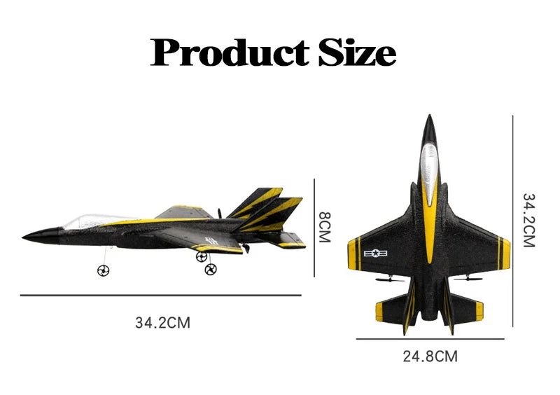 "RC Foam Aircraft SU-35 Plane – 2.4G Remote Control Glider for Kids"