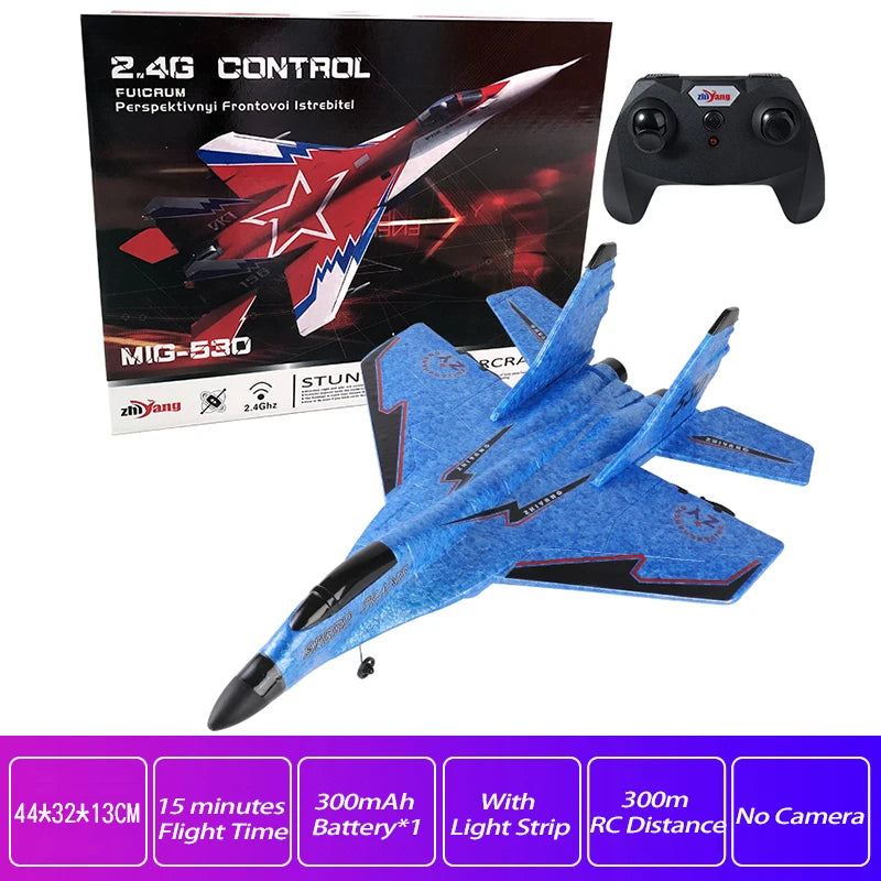 "RC Foam Aircraft SU-35 Plane – 2.4G Remote Control Glider for Kids"