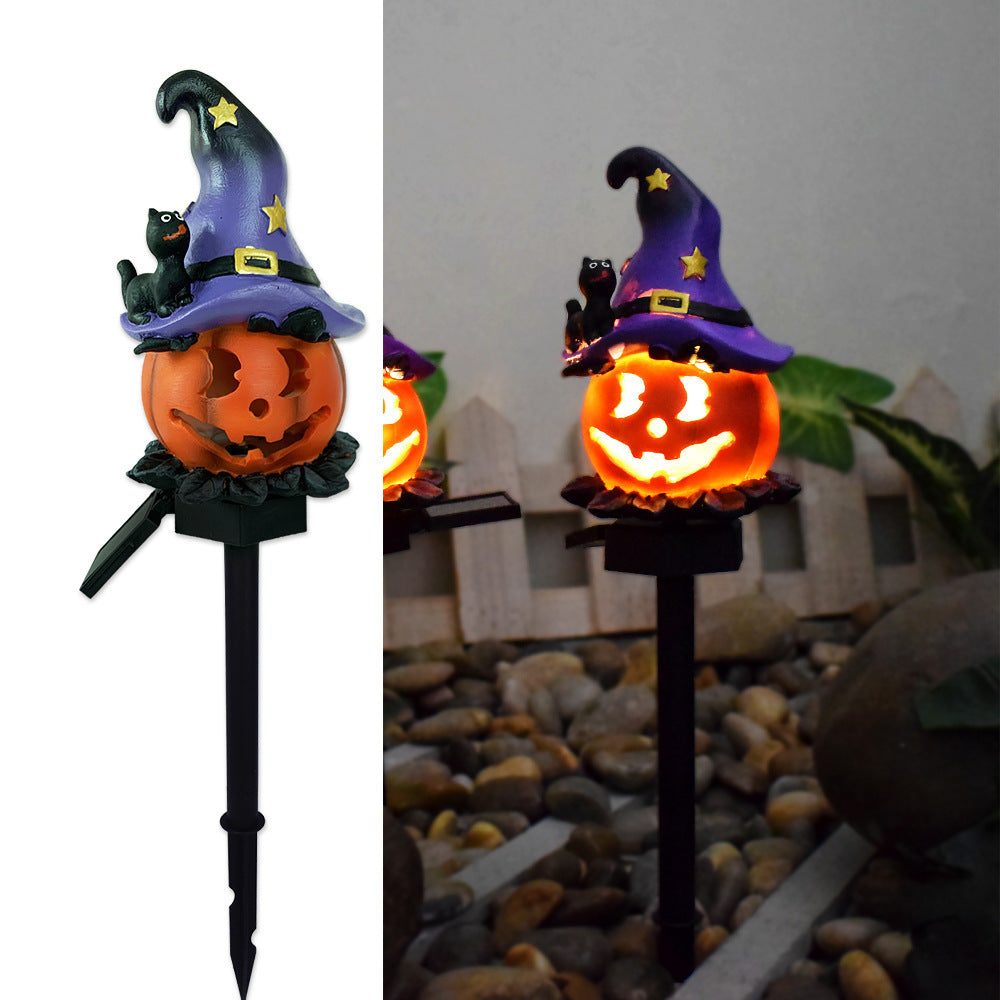 Solar Halloween Outdoor Creative Atmosphere Pumpkin Lamp