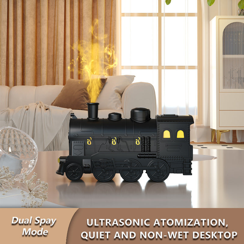 "Train Colorful Remote Control Fog Humidifier"