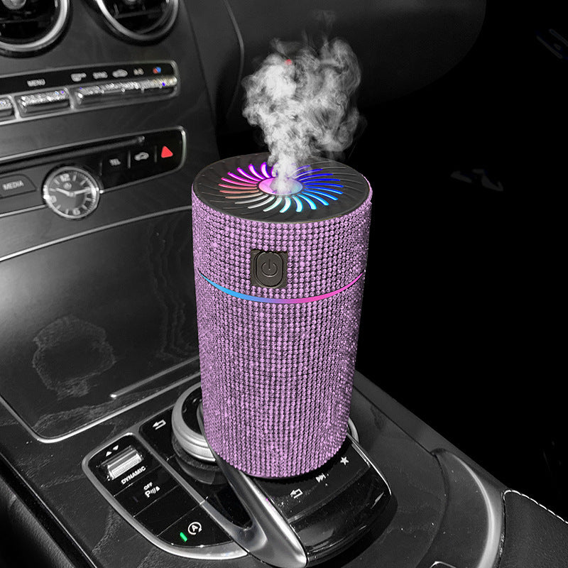 "Car Mounted Air Purification Humidifier: Compact Freshness for On-the-Go Comfort"